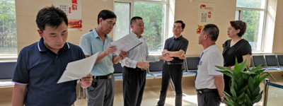 山东省委政法委一行到东营市人民调解中心调研