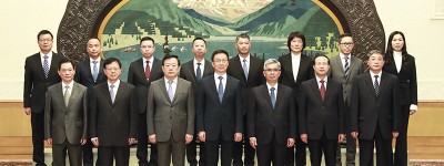 韩正会见澳门特别行政区纪律部队高层代表团