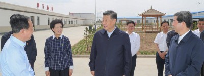 习近平在宁夏弘德村考察